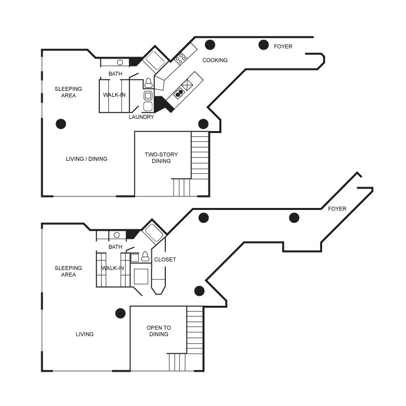 Floor plan layout diagram for dx3